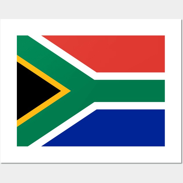 South Africa flag Wall Art by zealology